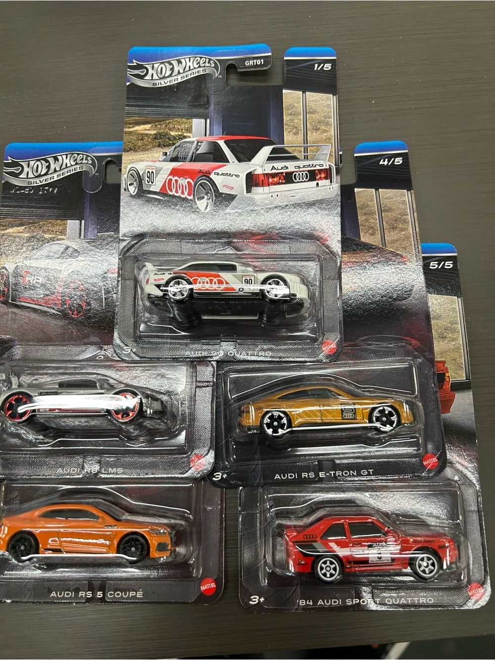 Hot Wheels silver series complete set of 5